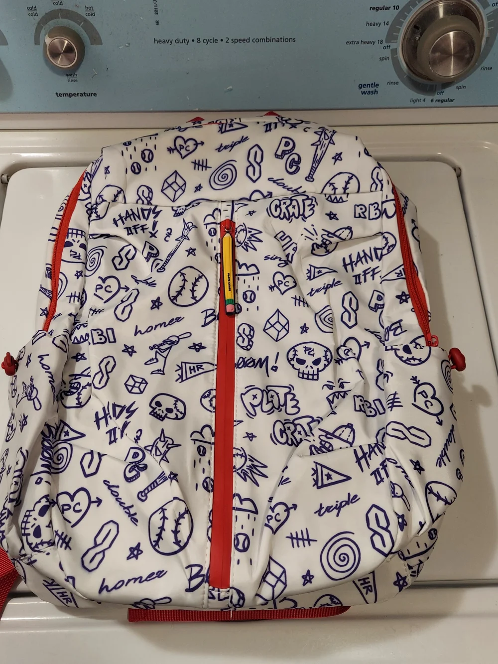 Plate Crate Doodle Backpack Unisex